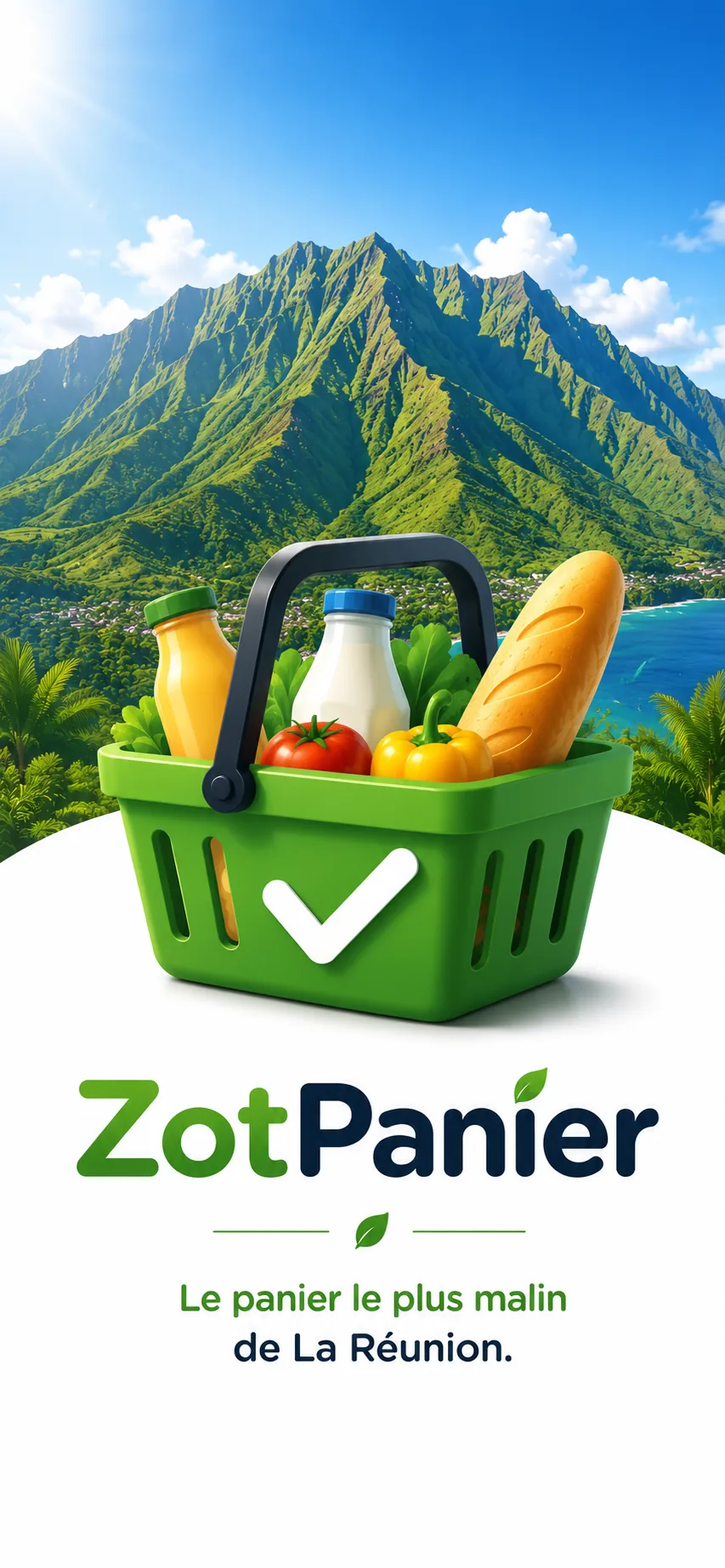 Aperçu de l’application mobile ZotPanier